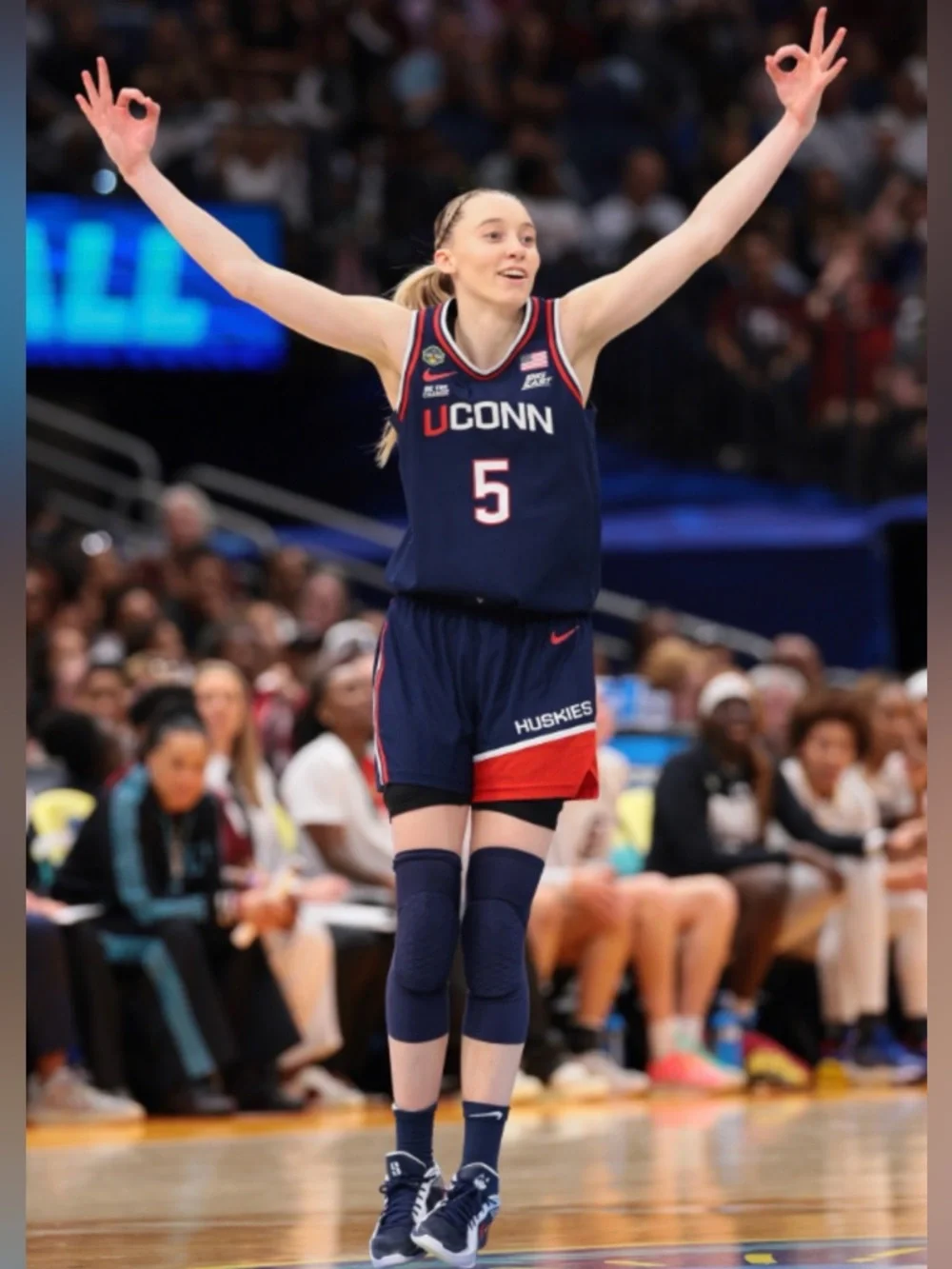 NIKE Elite 🏀 UCONN #5 Paige Bueckers Basketball Girls ⛹️‍♀️ Huskies Jersey